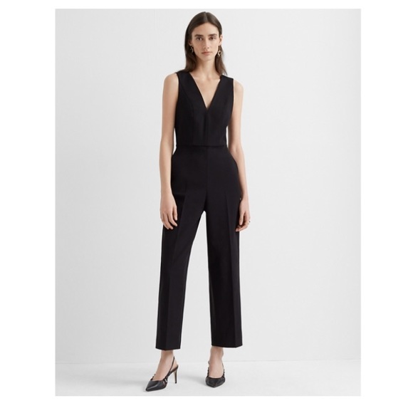 Club Monaco Black Jumpsuit - Size 2 - Picture 1 of 4